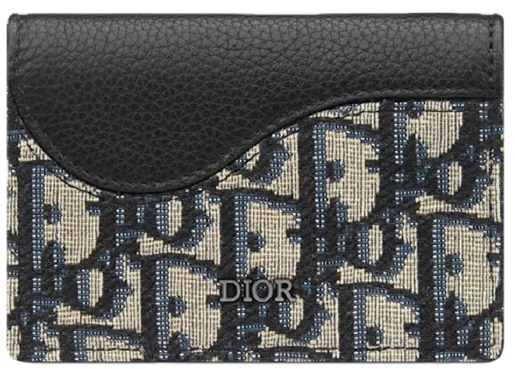 Ví Dior Saddle Business Card Holder 'Beige Black' 2ADCH166YKS-H05E