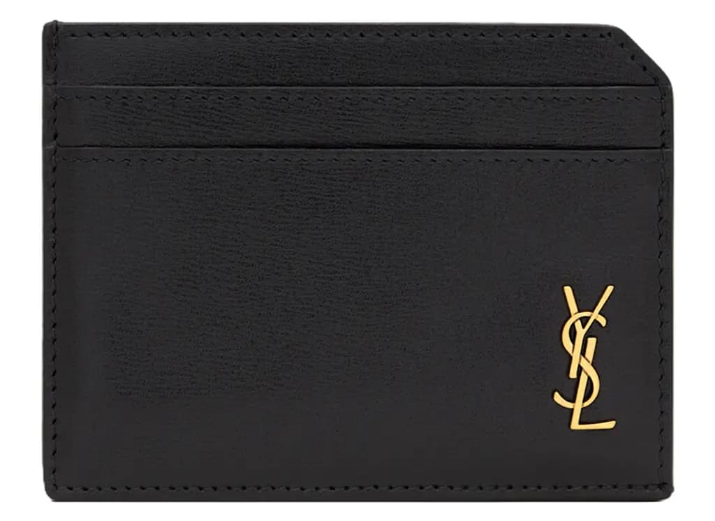 Ví Saint Laurent Tiny Cassandre Open Card 'Black' 75820302G0W1000