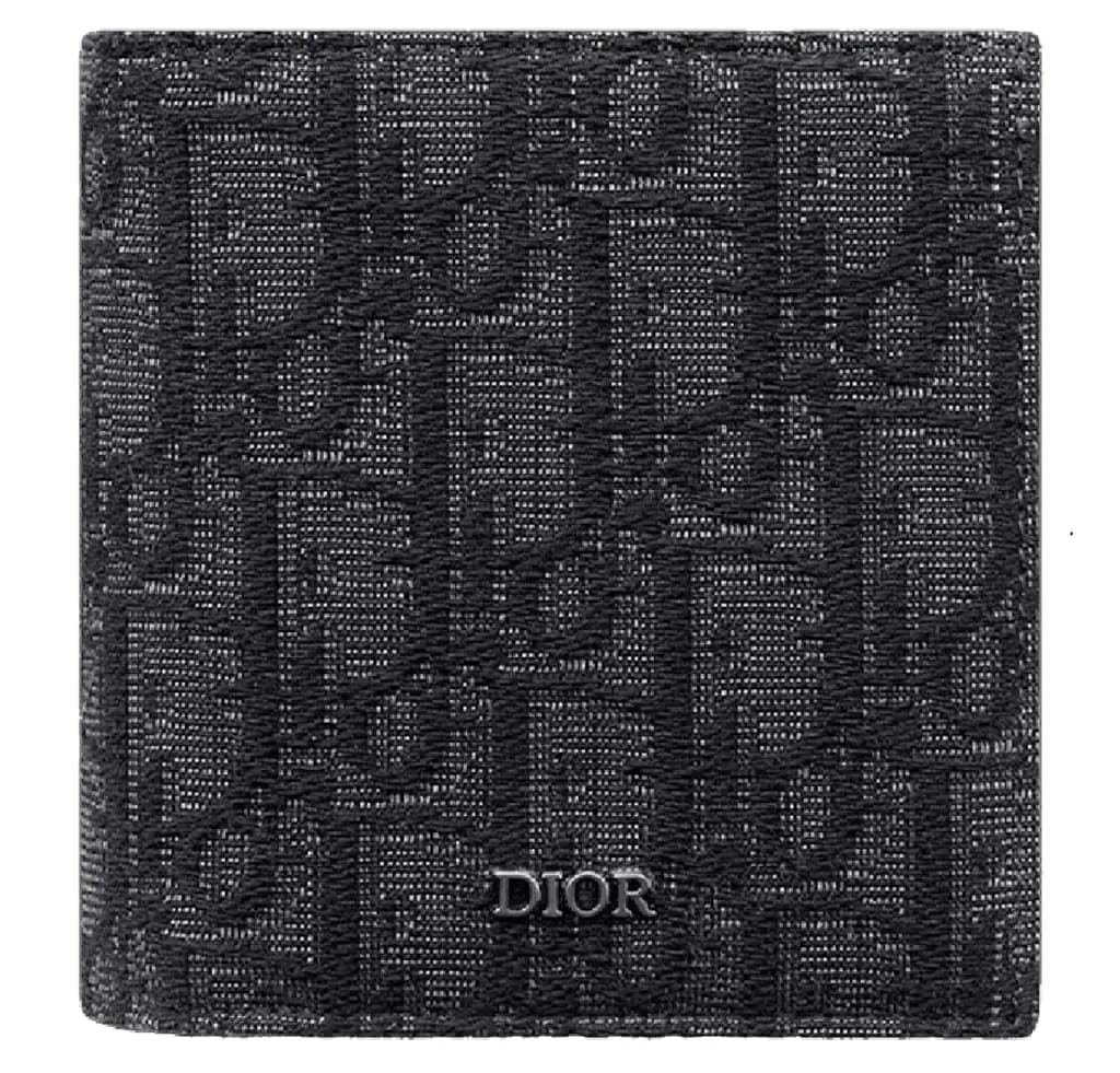 Ví Dior Compact Vertical Wallet 'Black' 2ESBC072YSE-H03E