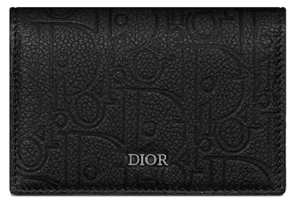 Ví Dior Business Card Holder 'Black' 2ESCH178FLG-H00N