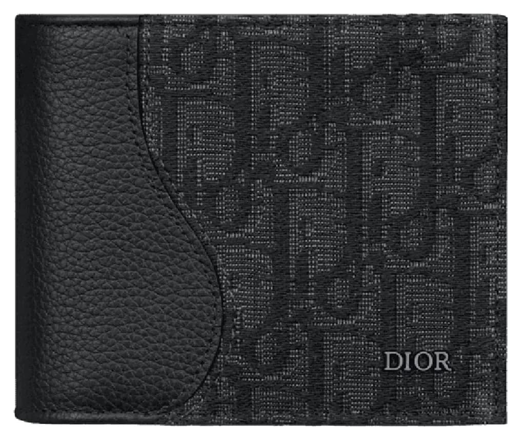 Ví Dior Saddle Bifold Card Holder 'Black' 2ADBH076YKS-H03E