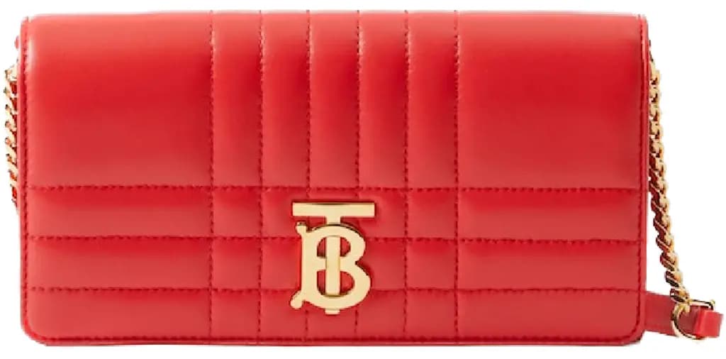 Túi Burberry Quilted Lola Detachable Strapprice 'Bright Red' 80648211