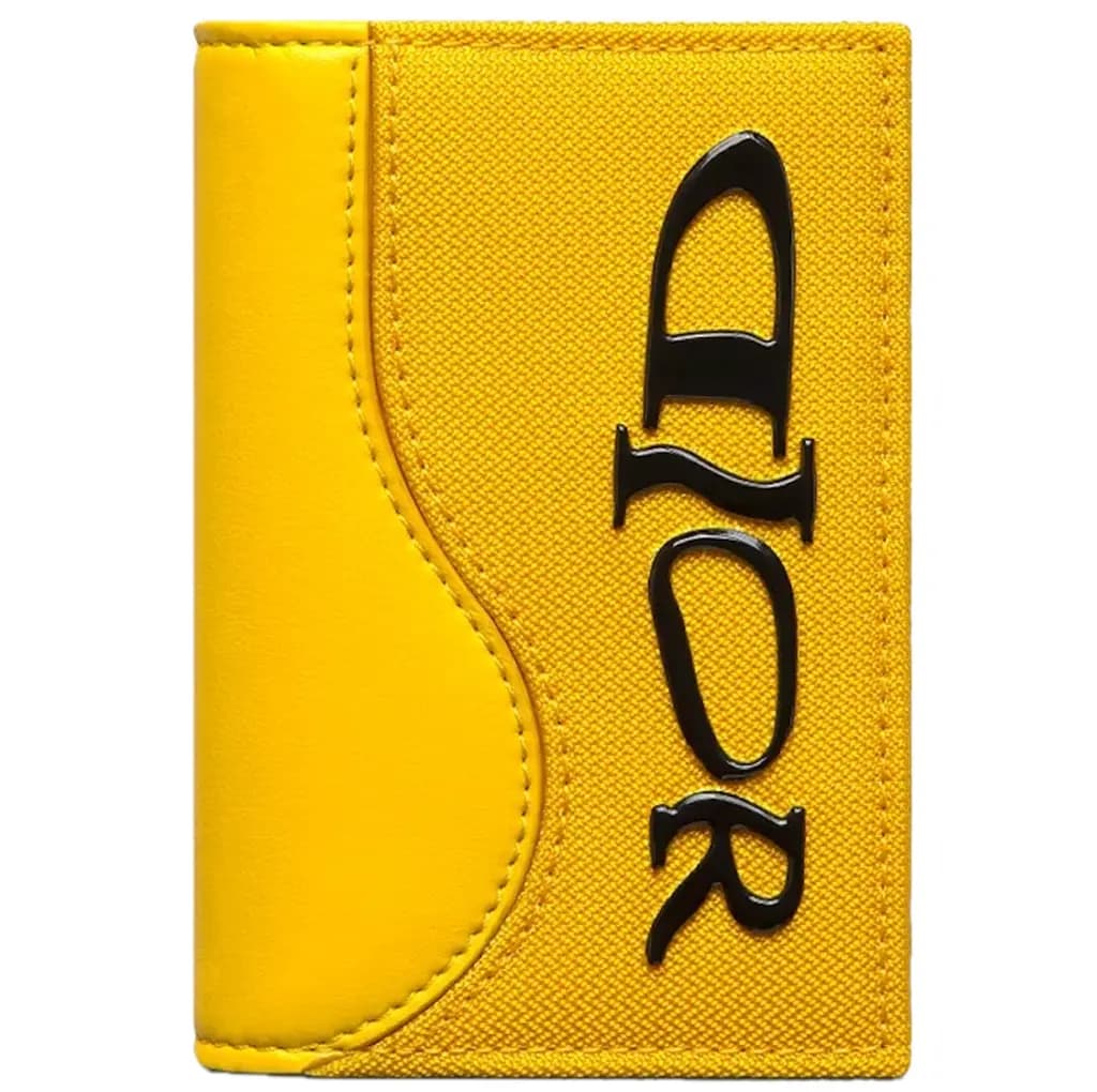 Ví Dior Lewis Hamilton Saddle Card Holder 'Yellow' 2ADCH169LWH-H20E