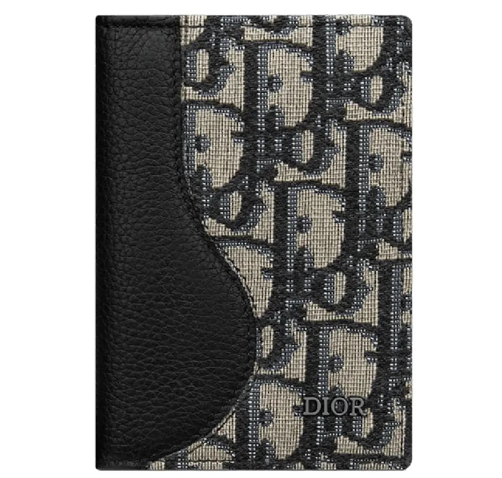 Ví Dior Saddle Vertical Bifold Card Holder 'Beige' 2ADCH169YKS-H27E