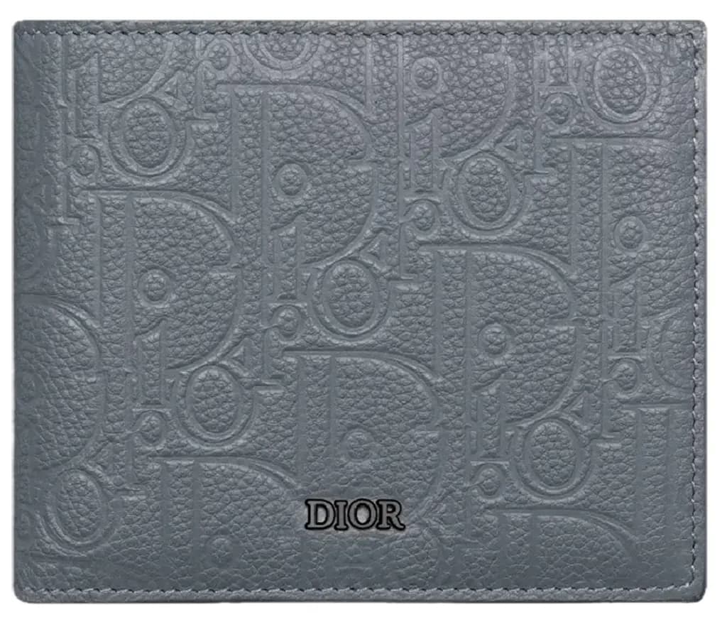 Ví Dior Bifold Wallet 'Deep Gray' 2ESBH027FLG-H830