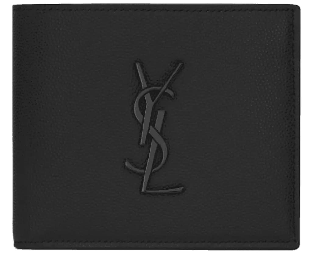 Ví Saint Laurent Cassandre East West Wallet 'Black' 453276BTY0U1000