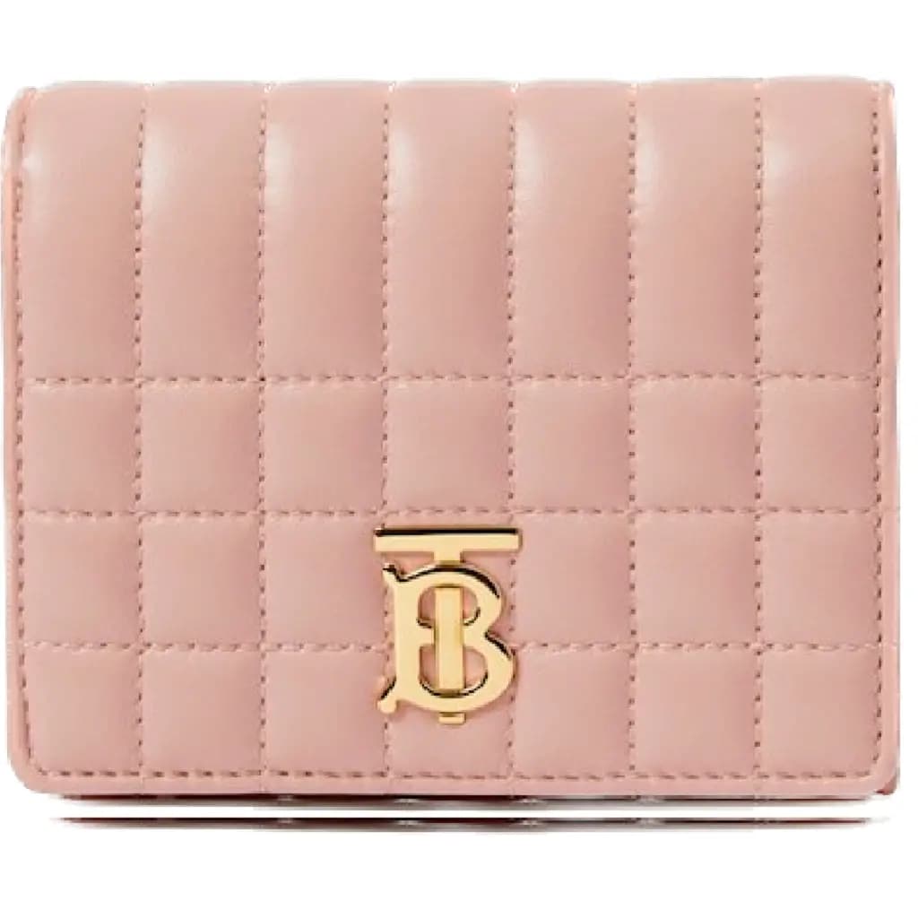 Ví Burberry Quilted Leather 'Dusky Pink' 80623691