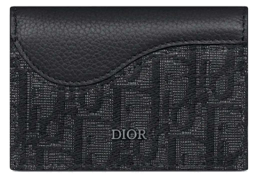 Ví Dior Saddle Business Card Holder 'Black' 2ADCH166YKS-H03E