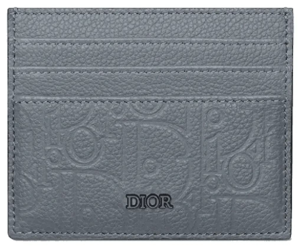 Ví Dior Card Holder 'Deep Gray' 2ESCH135FLG-H830