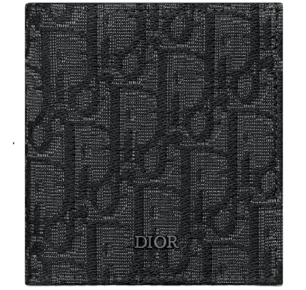 Ví Dior Vertical Bifold Wallet 'Black' 2ESBH072YSE-H03E