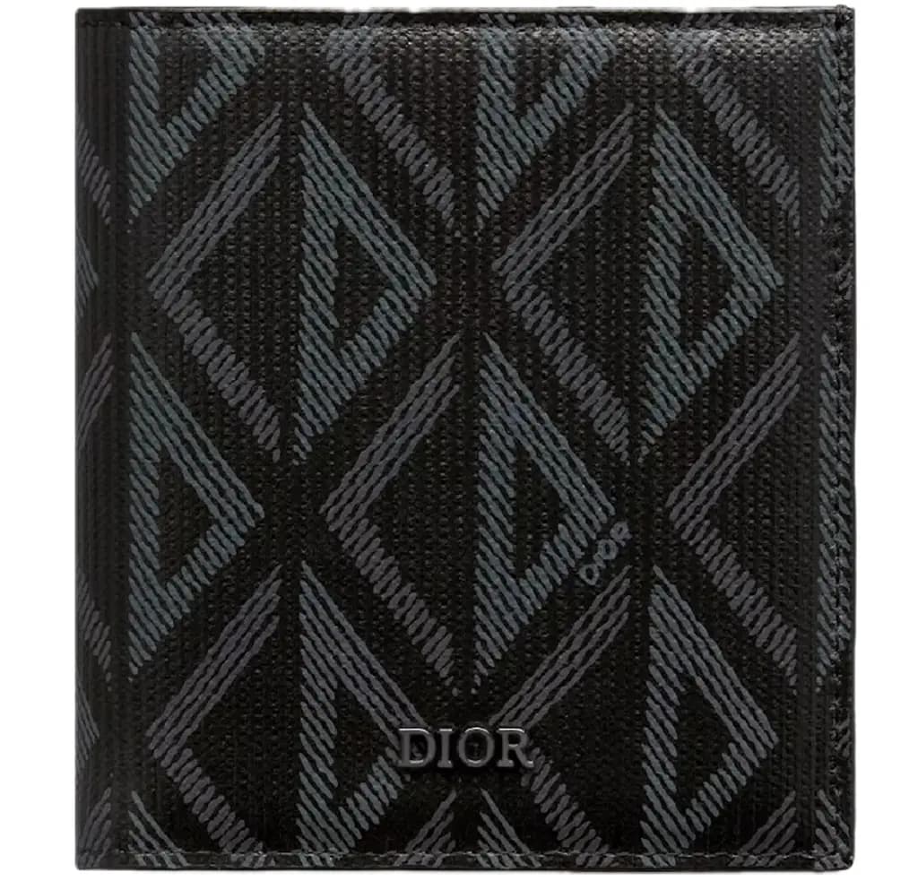 Ví Dior Vertical Bifold Wallet 'Black' 2ESBH072DCO-H43E