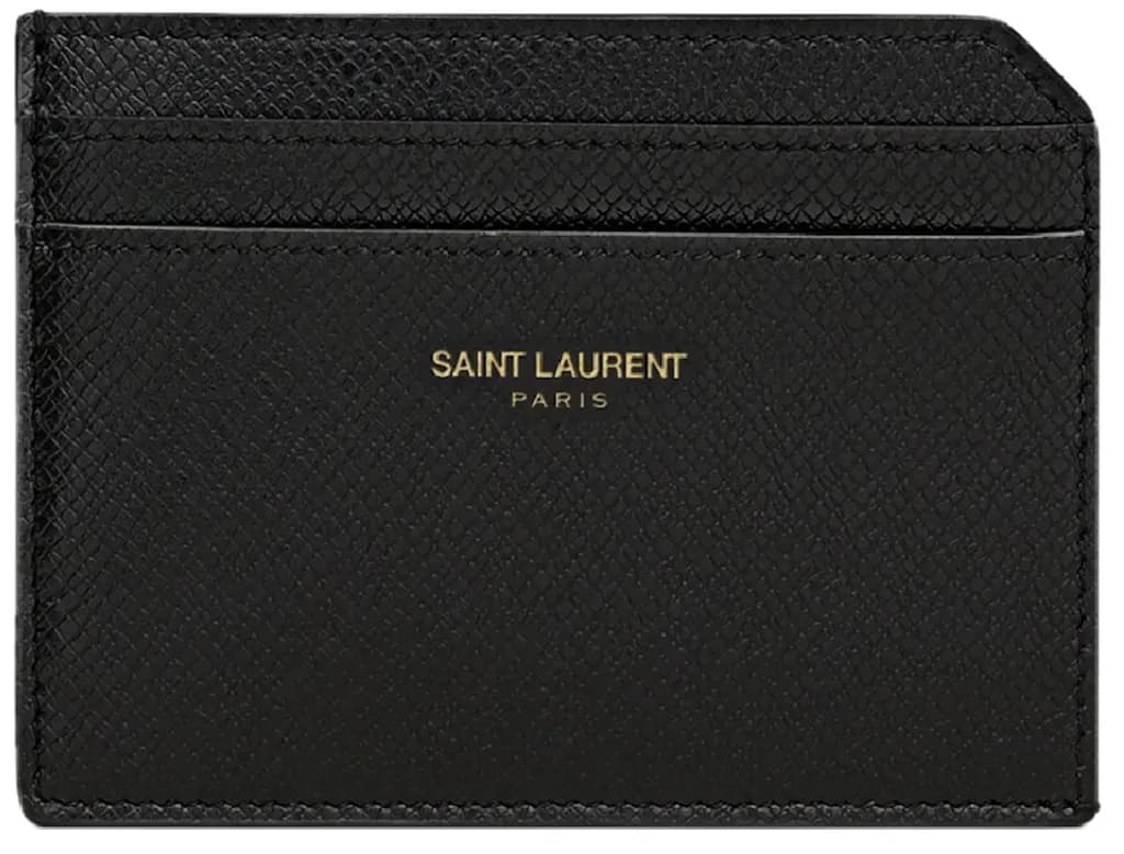 Ví Saint Laurent Open Card Case 'Black' 752898H3Z2W1000