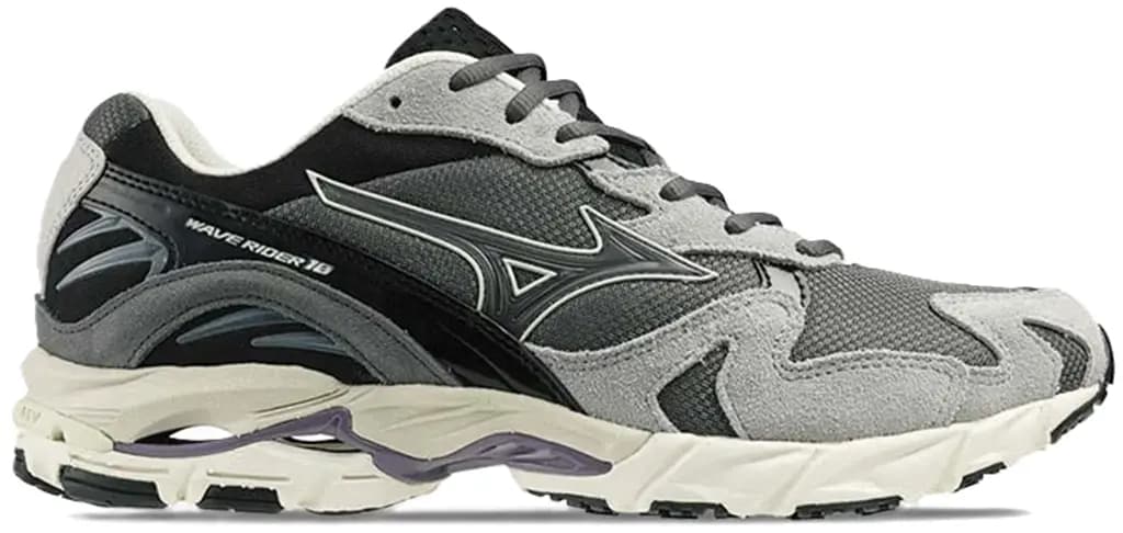 Giày Mizuno Wave Rider 10 'Dark Grey Lime Yellow' D1GA246401