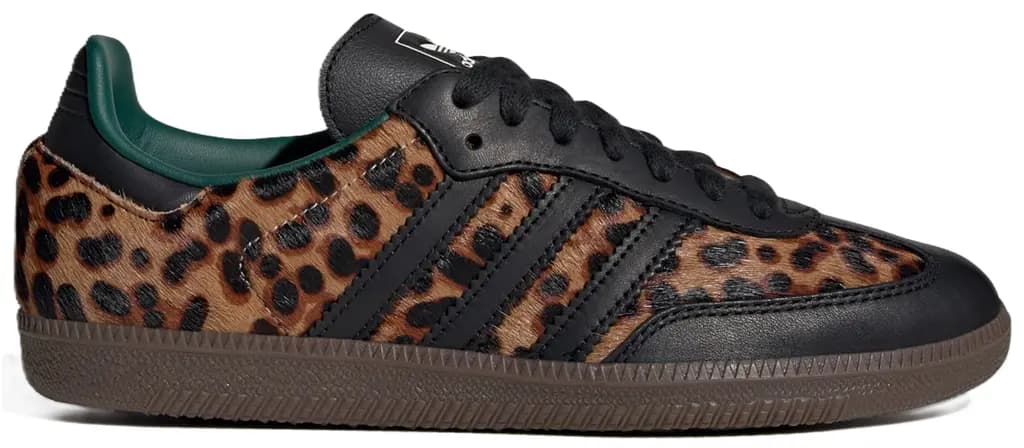 Giày Adidas Samba OG 'Black Green Leopard' JI2735