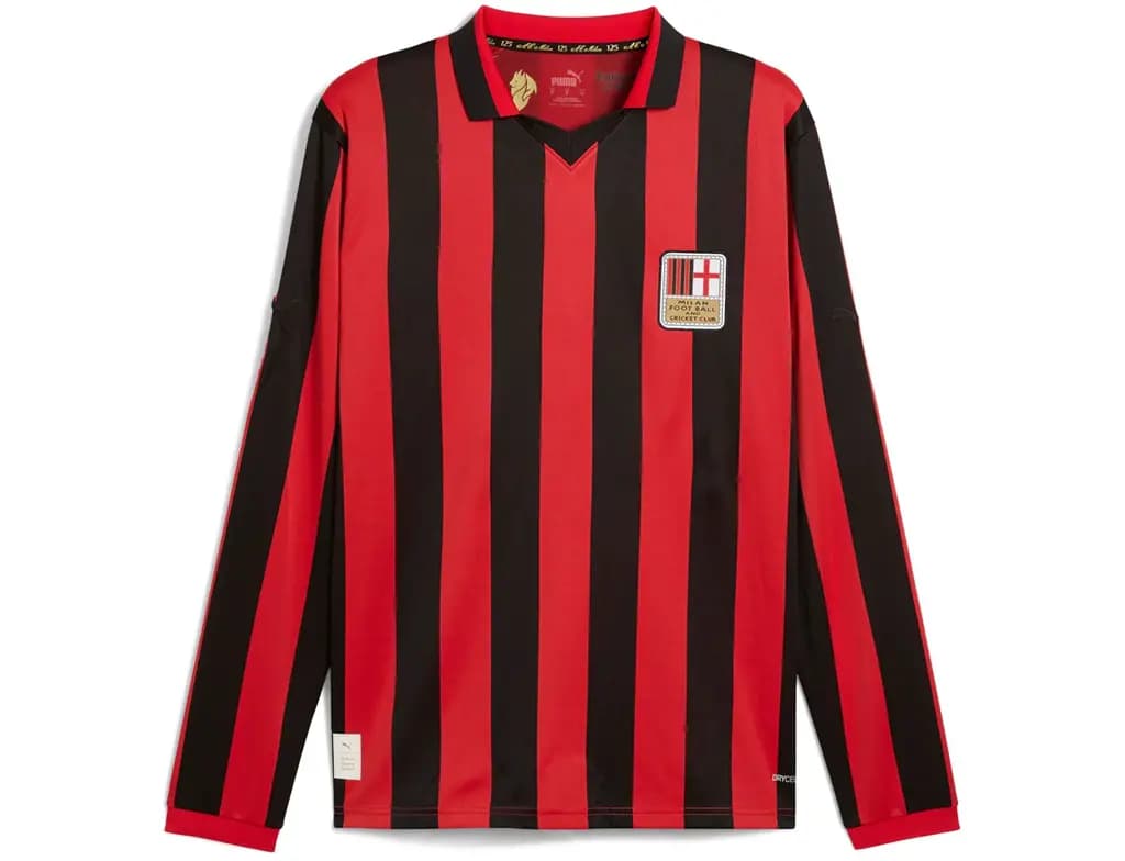 Áo Puma AC Milan 125th Anniversary Jersey 'Red Black' 775052-04