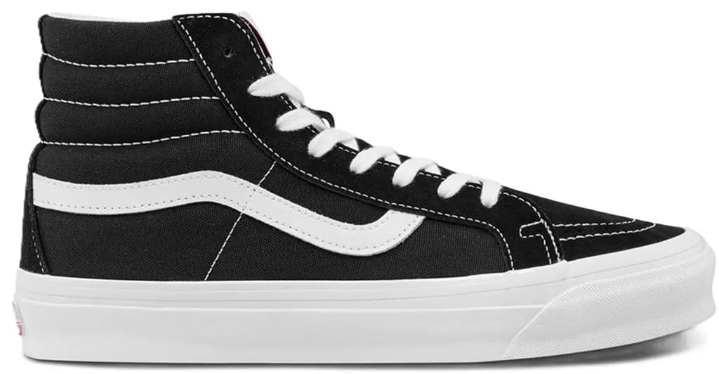 Giày Vans Vault OG Sk8-Hi LX 'Black True White' VN0A4BVBOIU