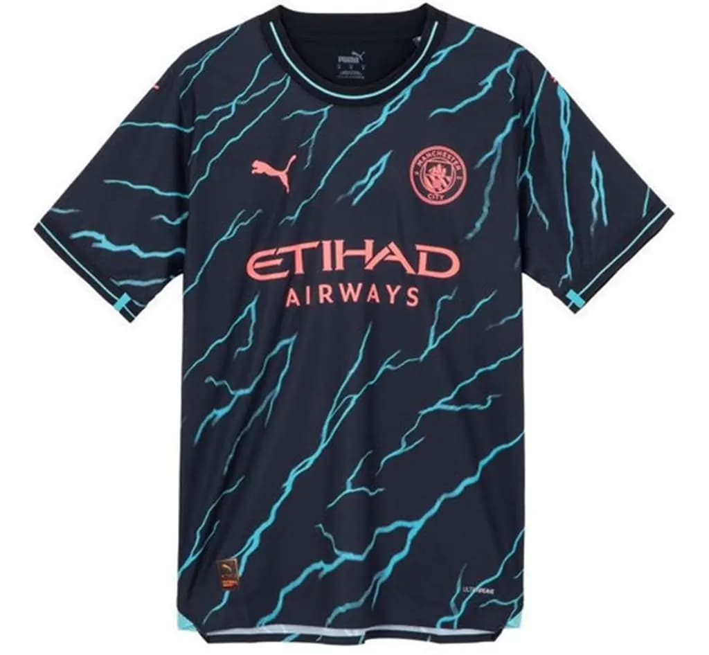 Áo Puma Manchester City 23/24 Third Jersey 'Navy Blue' 770459-03