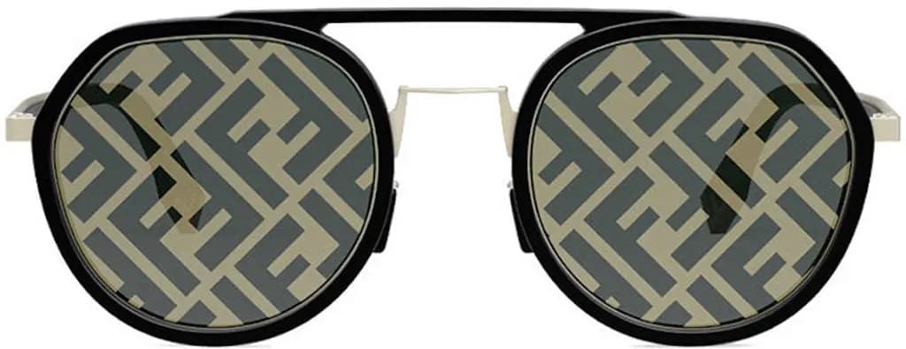 Kính Fendi Sunglasses 'Black Gold' FE40040U-02C