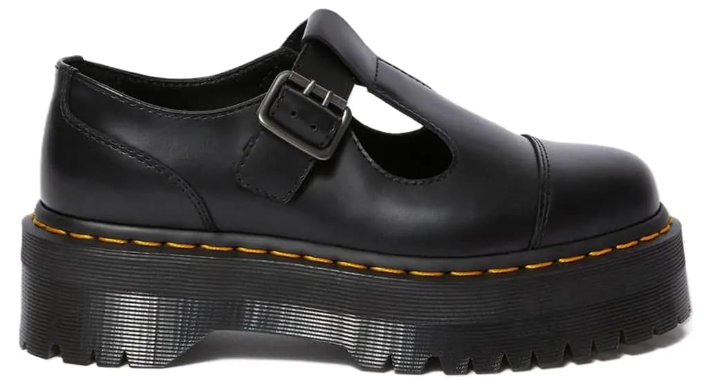 Giày Dr.Martens Bethan Polished Smooth Leather 'Black' 15727001