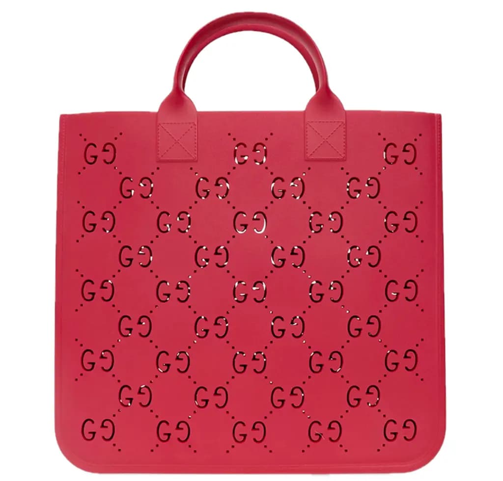 Túi Gucci GG Rubber Tote Bag 'Red' 679365-JFO00-2797