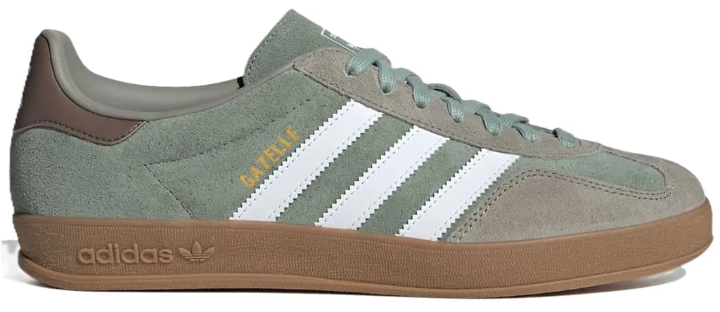 Giày Adidas Gazelle Indoor 'Silver Pebble Silver Green' JI3526