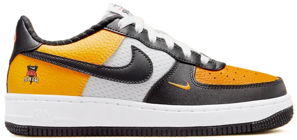 Giày Nike Air Force 1 Low GS 'Black Gold Jersey Mesh' DQ7779-700