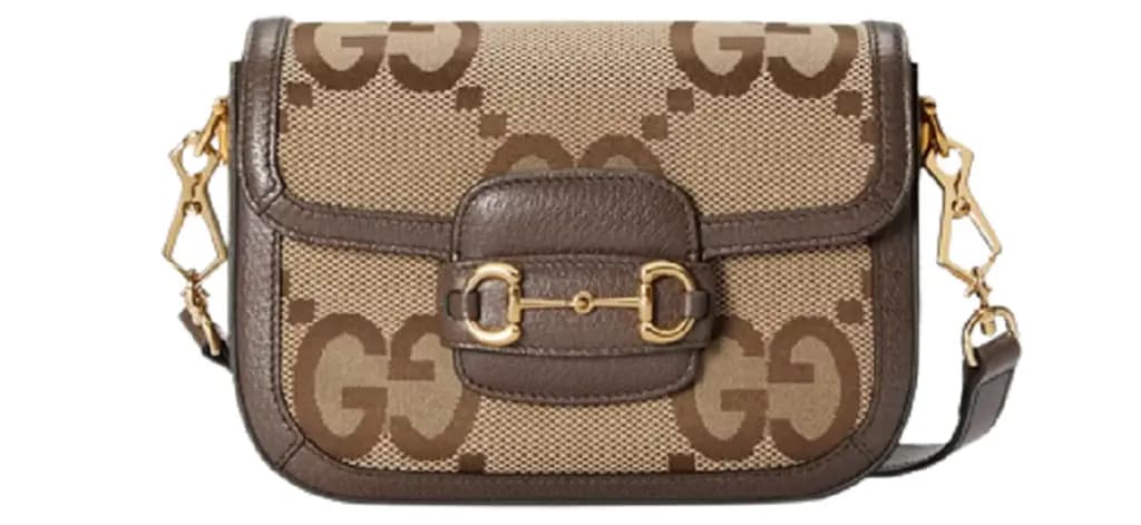 Túi Gucci Horsebit 1955 Jumbo GG Mini Bag 'Camel' 658574-UKMDG-2570