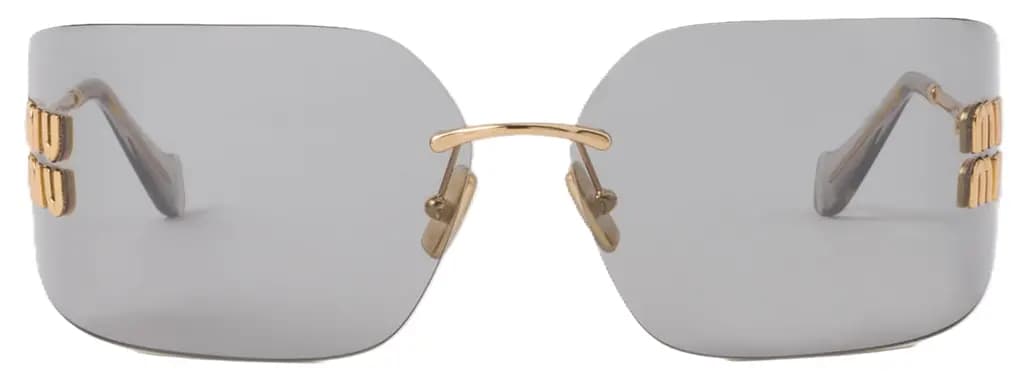 Kính Miu Miu Lenses Runway Sunglasses 'Light Gray' SMU54Y-E5AK-FE30B-C-080