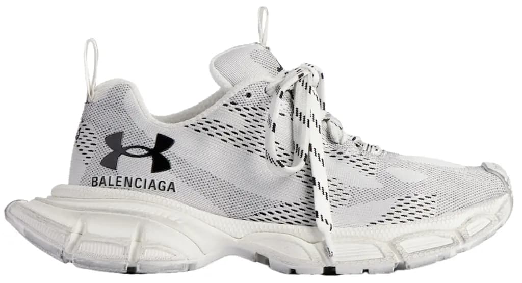 Giày Balenciaga 3xl Knit Trainers x Under Armour 'White' 814419W3XUA9010