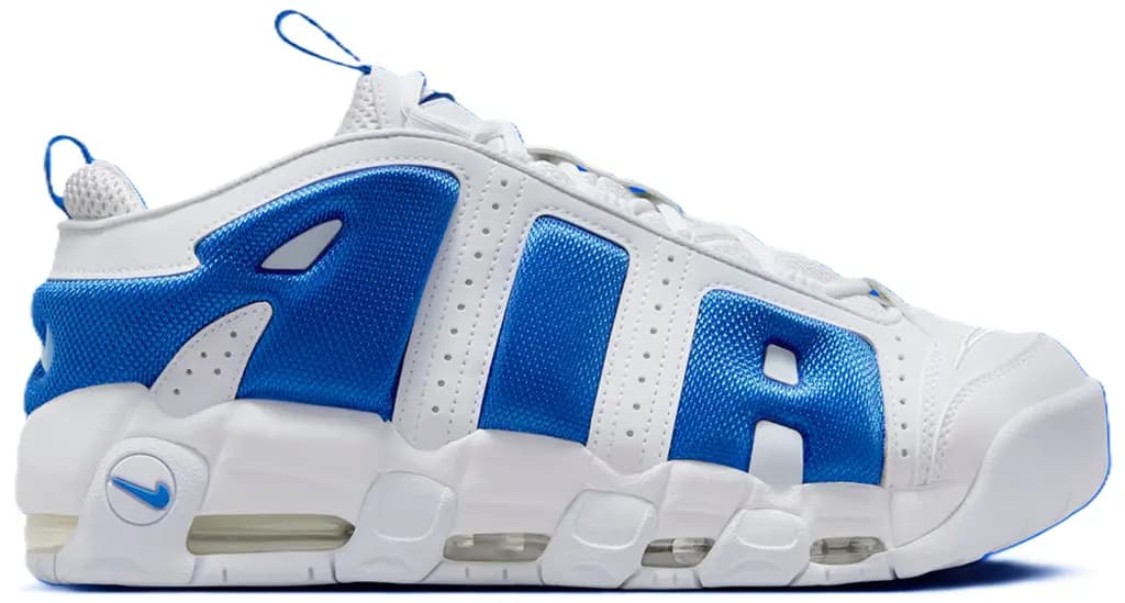 Giày Nike Air More Uptempo Low 'White Hyper Royal' FZ3055-101