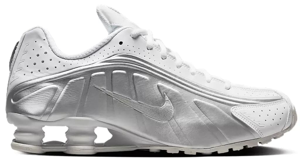 Giày Nike Shox R4 'White Metallic Silver' HQ1988-101
