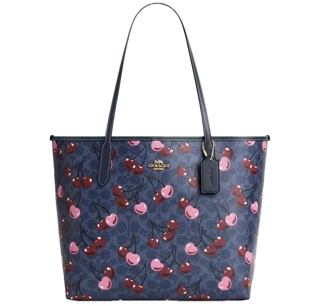 Túi Coach City Tote Bag 'Navy' CY691-IMDEI