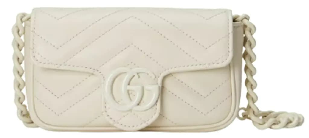 Túi Gucci Marmont Belt 'White' 699757-UM8KV-9022