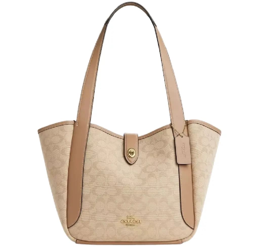 Túi Coach Tote Hadley Turnlock 'Natural' CAK51-IMLG6