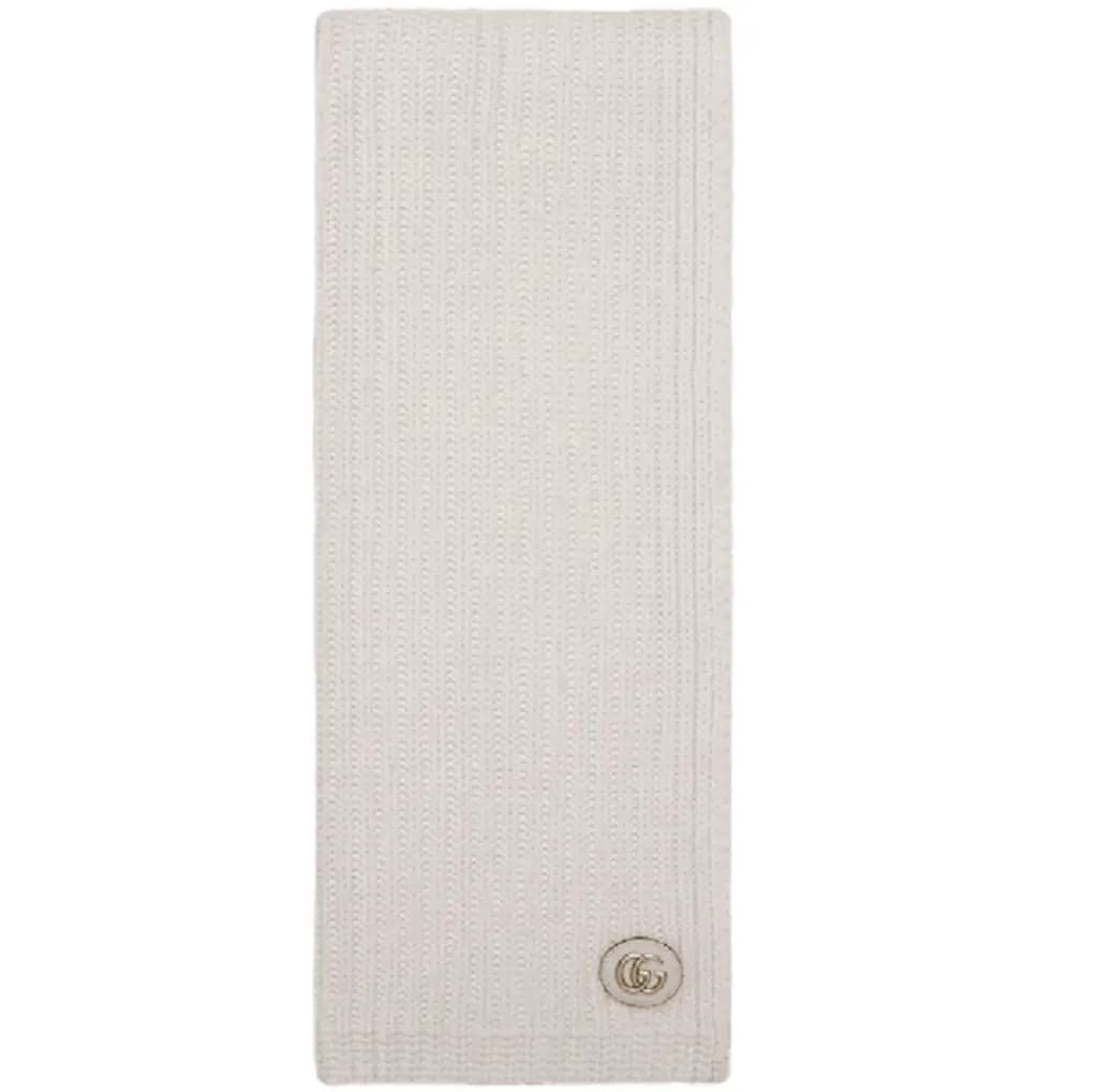 Khăn Gucci Knit Wool Scarf 'Ivory' 773426-3GB02-9200