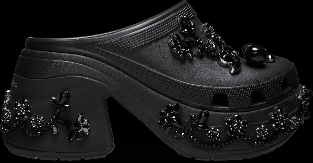 Dép Crocs Siren Clog x Simone Rocha 'Black' 210142-001