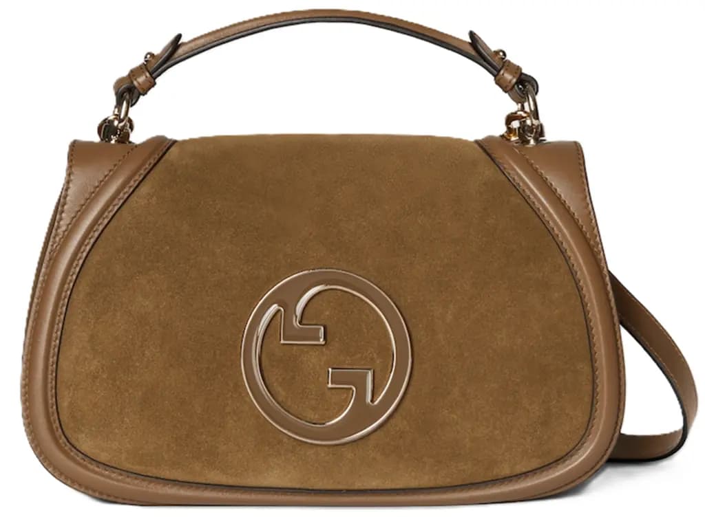 Túi Gucci Blondie Medium Suede 'Brown' 815719-CAAAU-2808