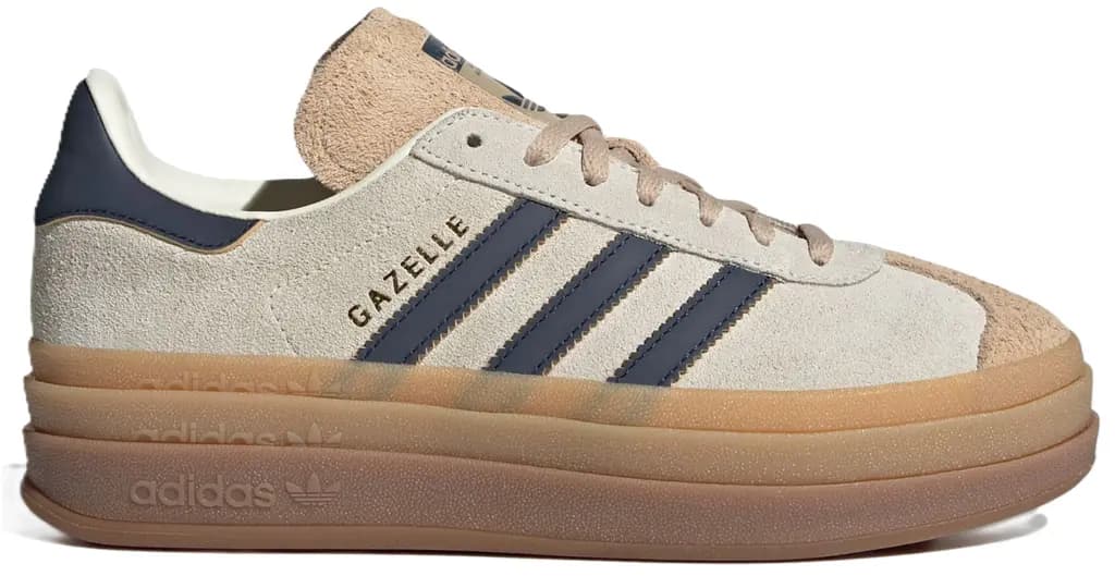 Giày Adidas Gazelle Bold 'Cream Night Indigo' JQ5126
