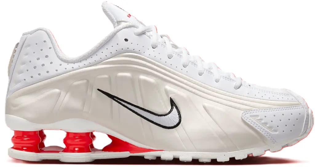 Giày Nike Shox R4 'White Phantom Picante Red' AR3565-103