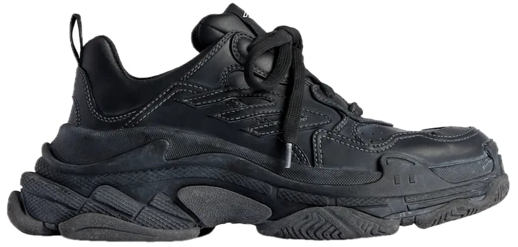 Giày Balenciaga Triple S Sporty Trainers 'Black' 803241WTSSL1000