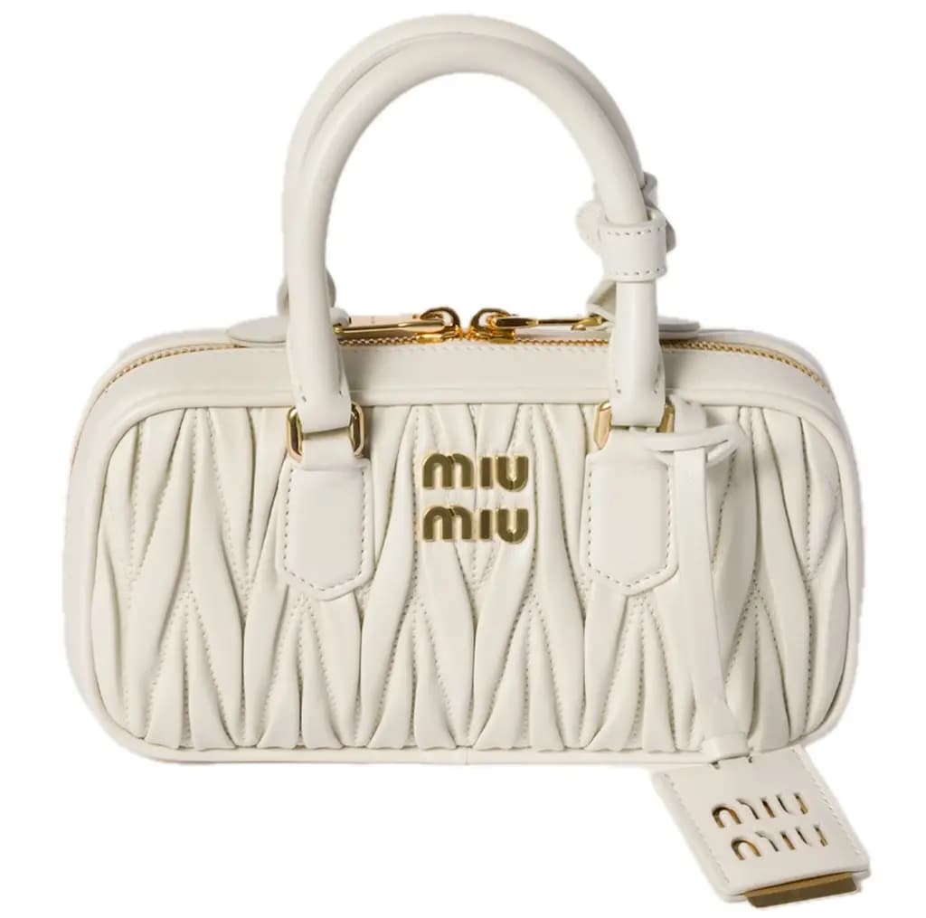 Túi Miu Miu Arcadie Matelassé Mini 'White' 5BP088-N88-F0009-V-OOO