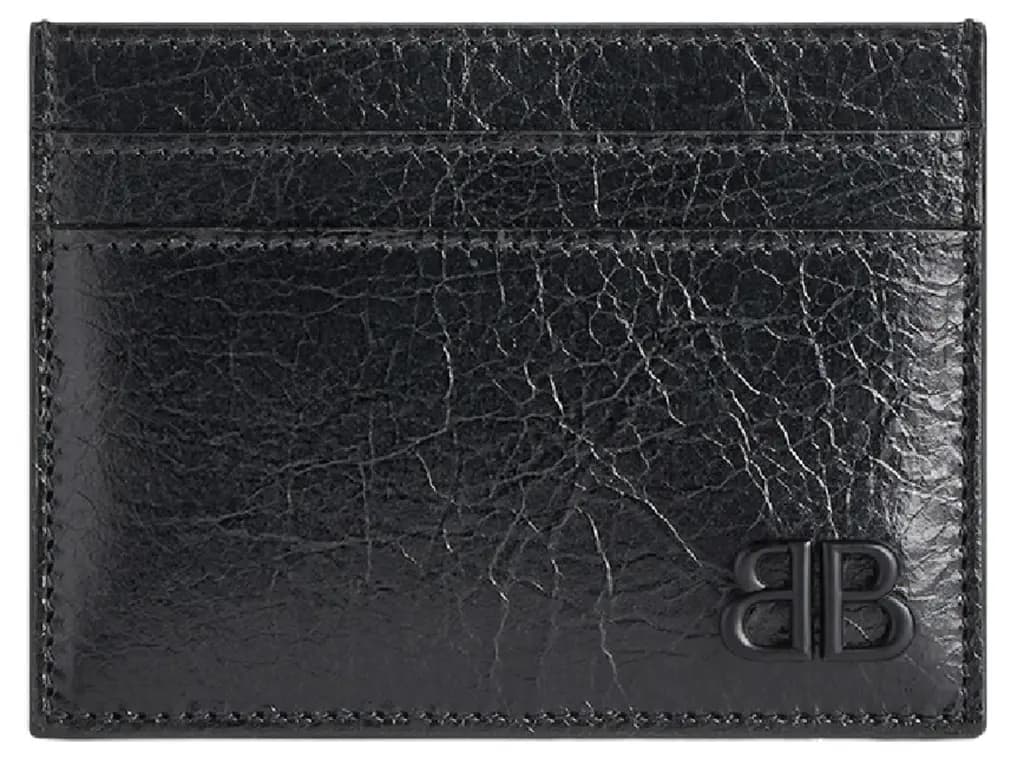 Ví Balenciaga Monaco Card Holder 'Black' 7665472AAS81000