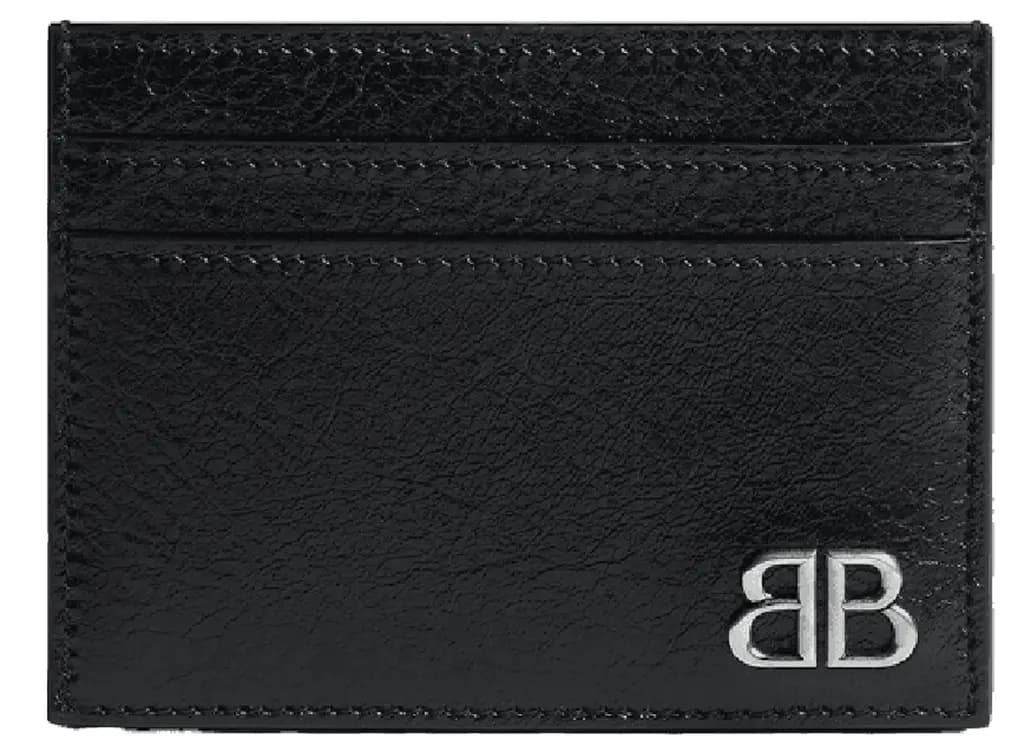 Ví Balenciaga Monaco Card Holder 'Black' 7665472AAS61000
