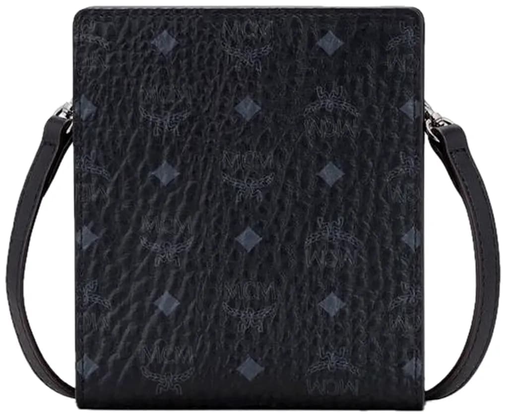 Ví MCM Zipped Wallet Multifunction Lanyard 'Black' MXEASVI04BK001