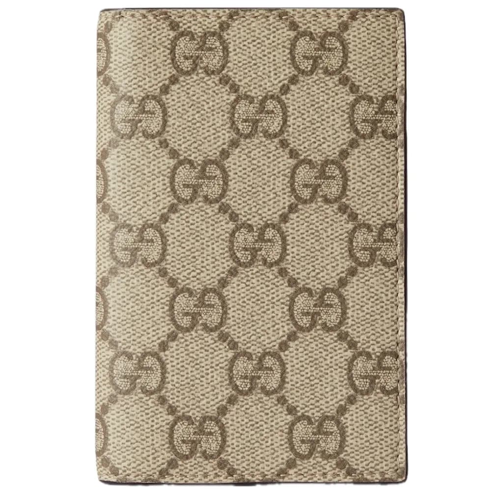 Ví Gucci GG Emblem Bi-fold Card Case 'Beige' 821209-FAED0-9786