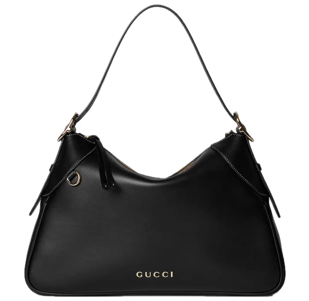 Túi Gucci Emblem Large Shoulder Bag 'Black' 815217-AAEC2-1000