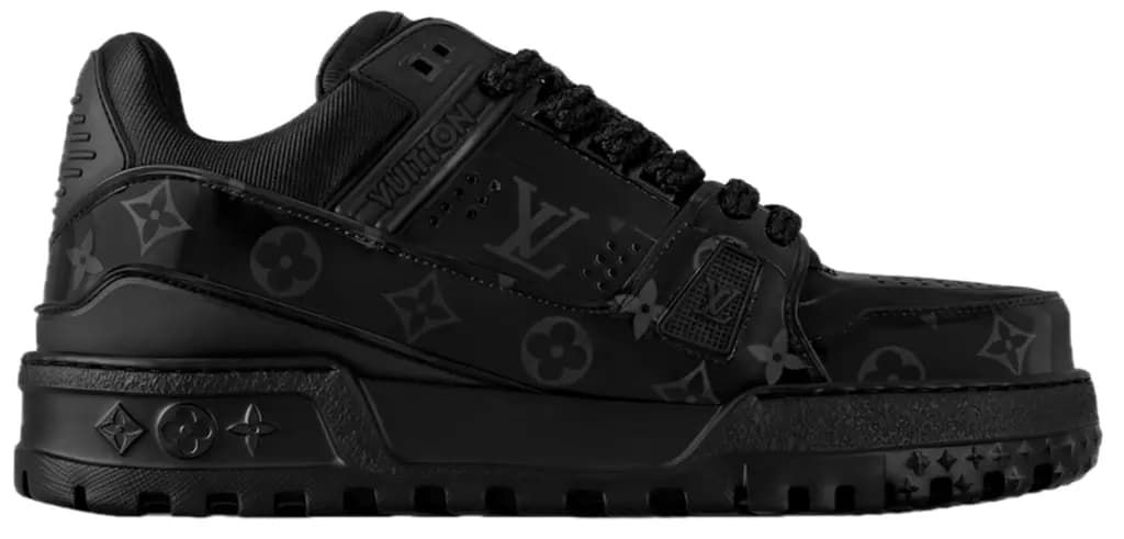 Giày Louis Vuitton LV Maxi Trainers 'Black' 1AHDLB