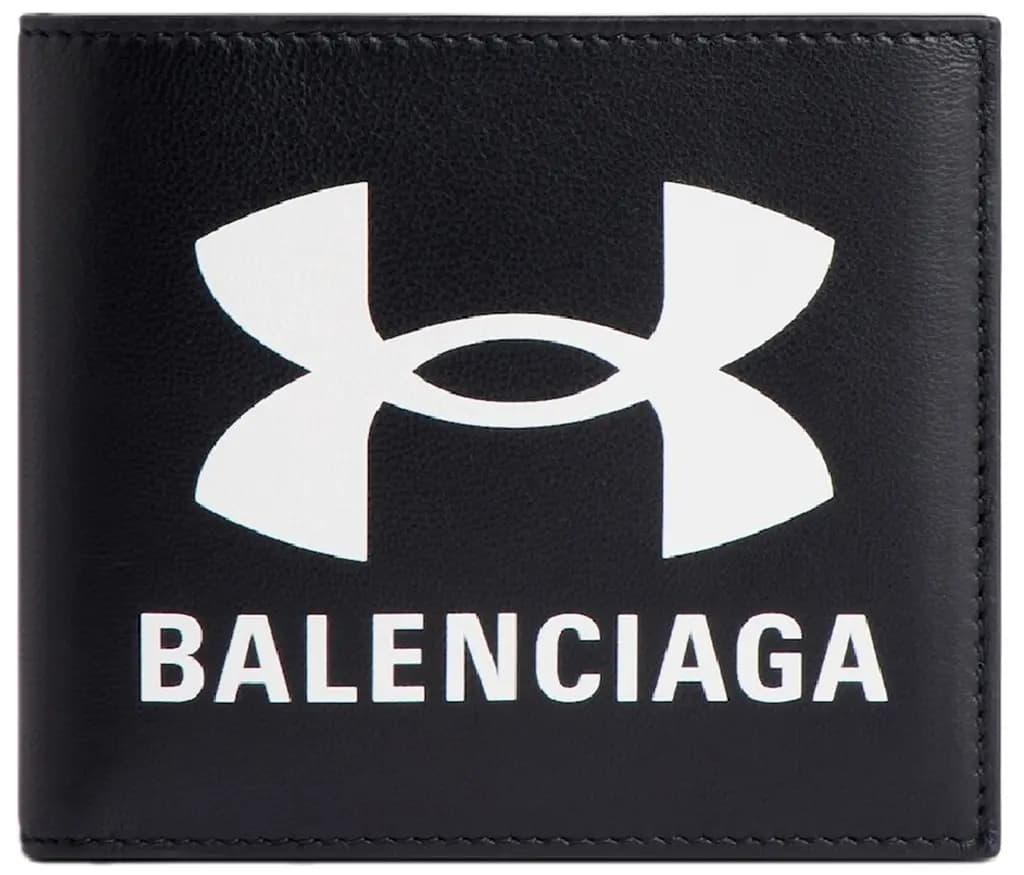 Ví Balenciaga x Under Armour Square Folded Wallet 'Black' 8177172ABLN1000