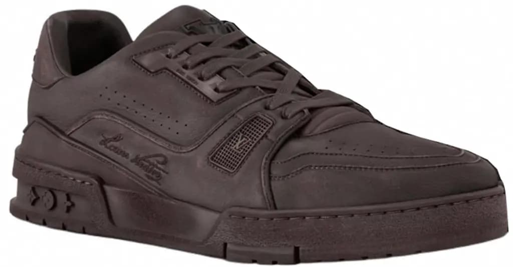 Giày Louis Vuitton LV Distressed Trainers 'Brown' 1AHDB0