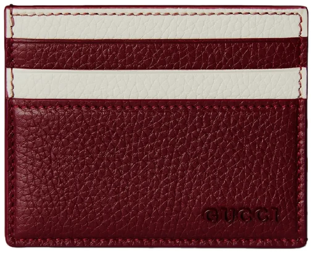 Ví Gucci Bi-color Card Case 'Rosso Ancora' 817043-AAEGG-6247